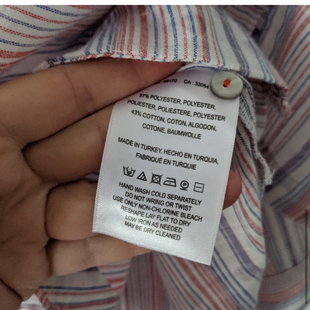 {Anthropologie} Maeve Oversized Button Up Shirt - Picture 6 of 8